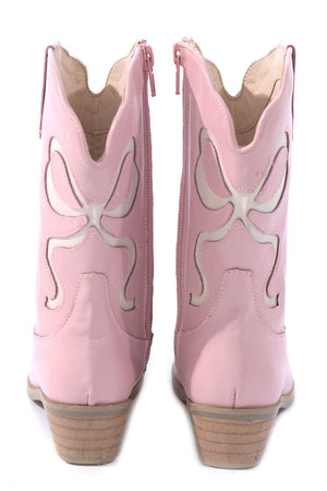 KEZEINE PINK COWGIRL BOOTS