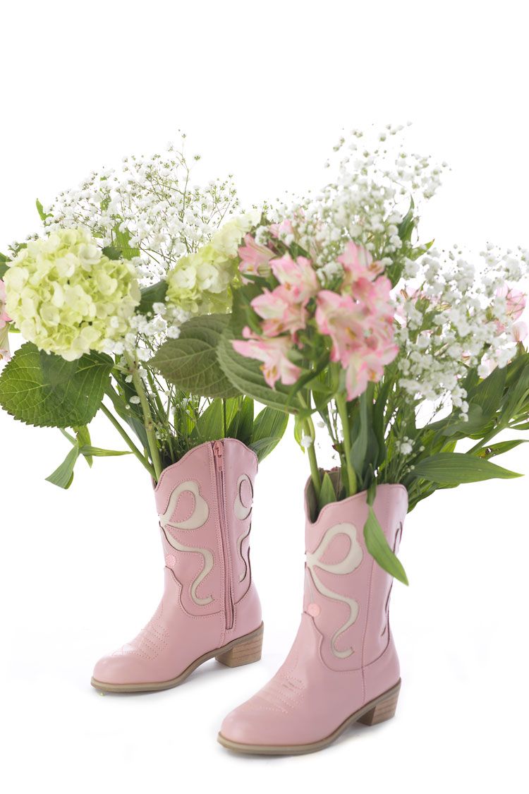 KEZEINE PINK COWGIRL BOOTS