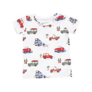 Short Sleeve Loungewear Set Off-Road Adventure