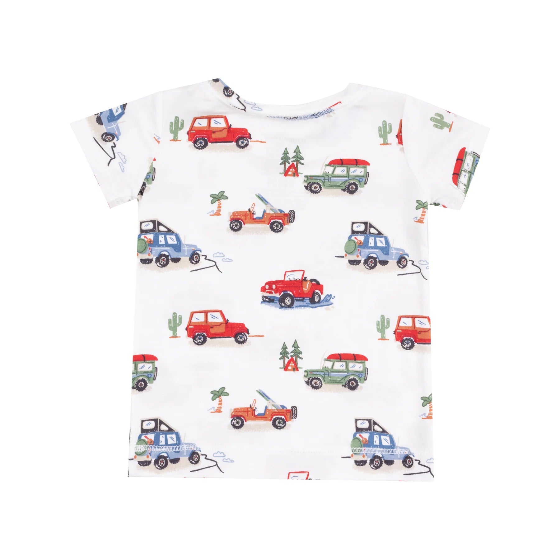 Short Sleeve Loungewear Set Off-Road Adventure