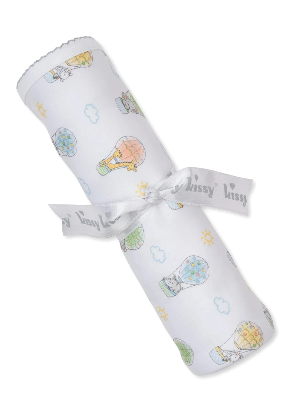 White Pima Cotton Sky-High Adventures Blanket