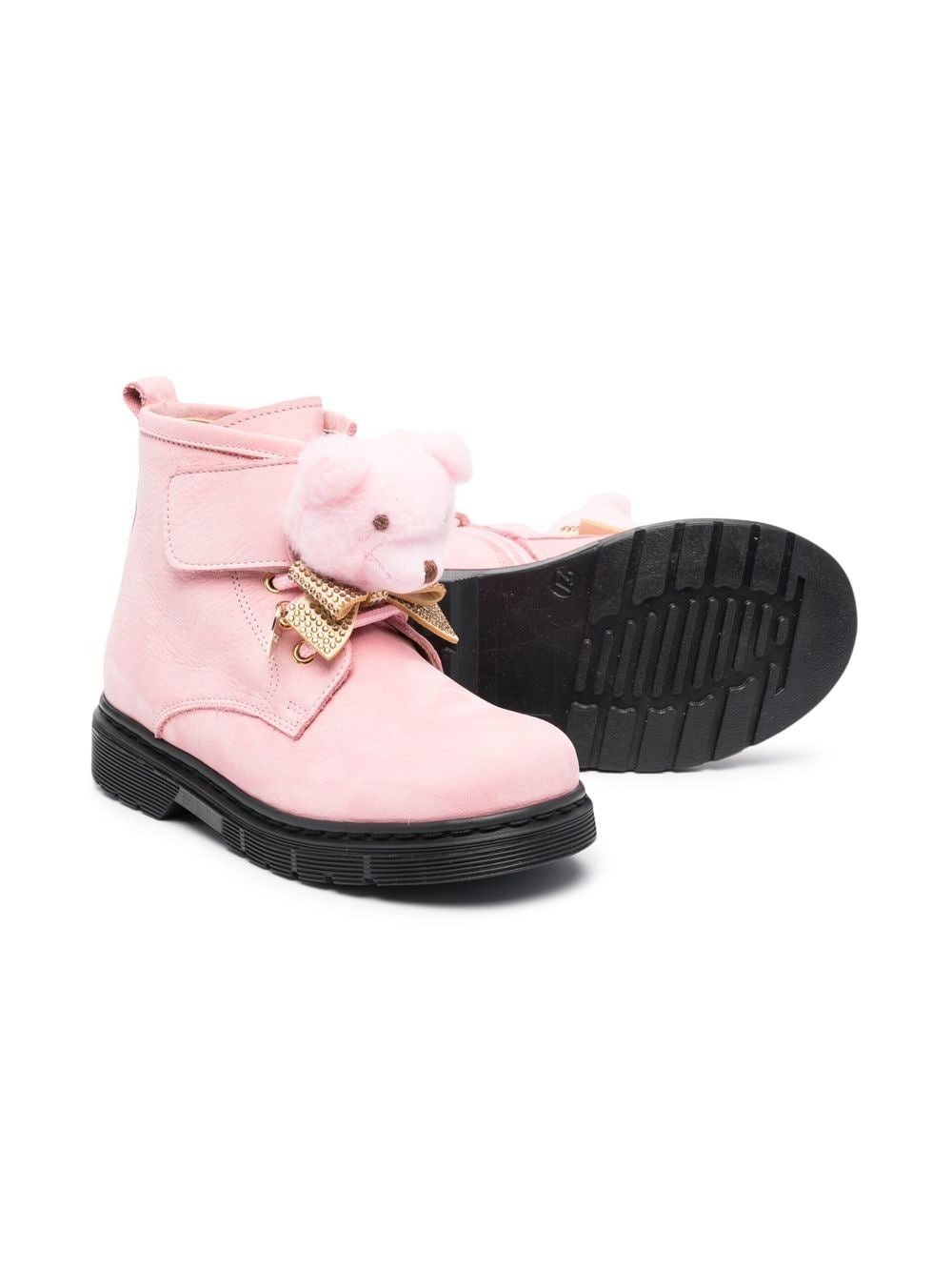 monnalisa pink boots bear