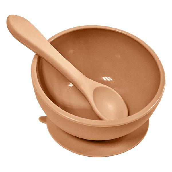 Silicone Bowl With Sunction & Spoon