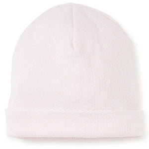 Pointelle baby hat-Pink