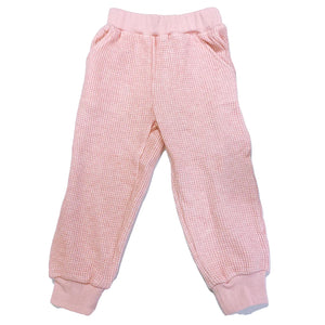 Textured Teddy Loungewear Set - Pink