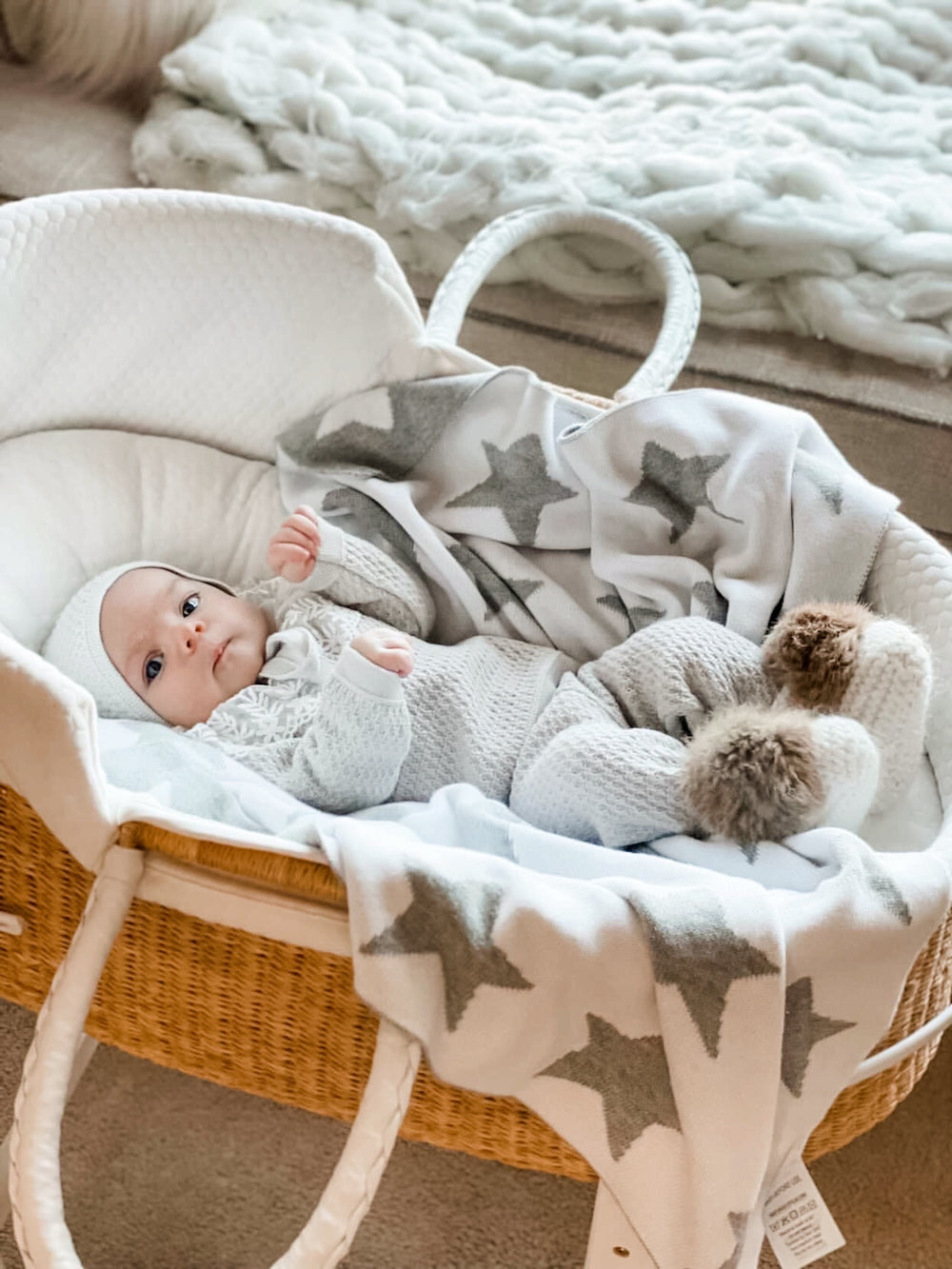 Soft Baby Blanket with Stars