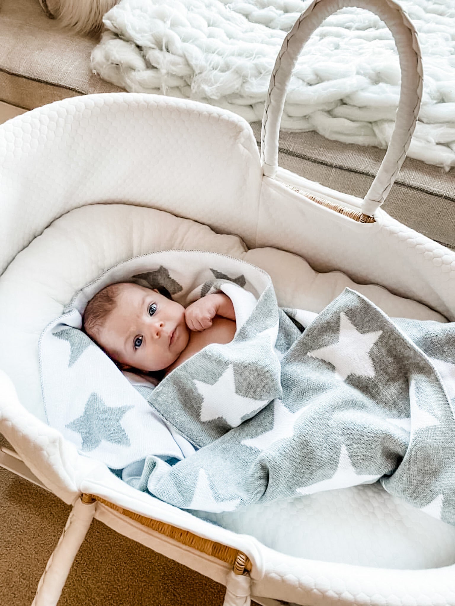 Soft Baby Blanket with Stars
